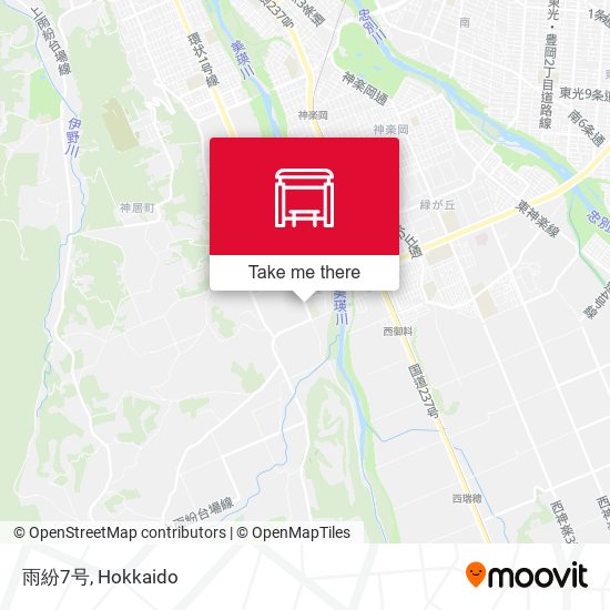 雨紛7号 map