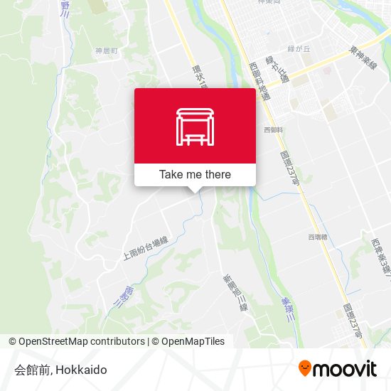 会館前 map