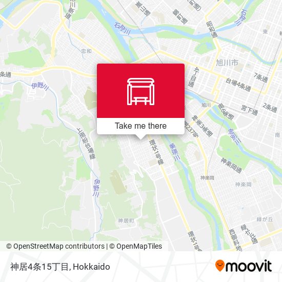 神居4条15丁目 map