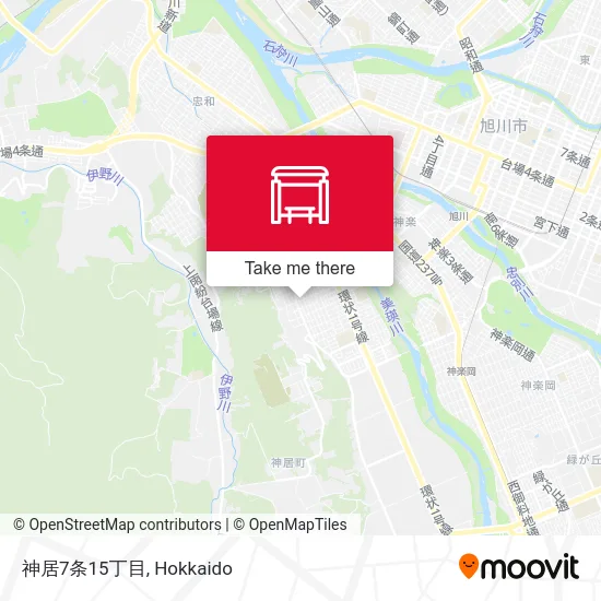 Kamui 7-jo 15-chome map