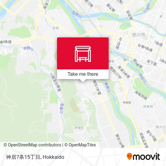 神居7条15丁目 map