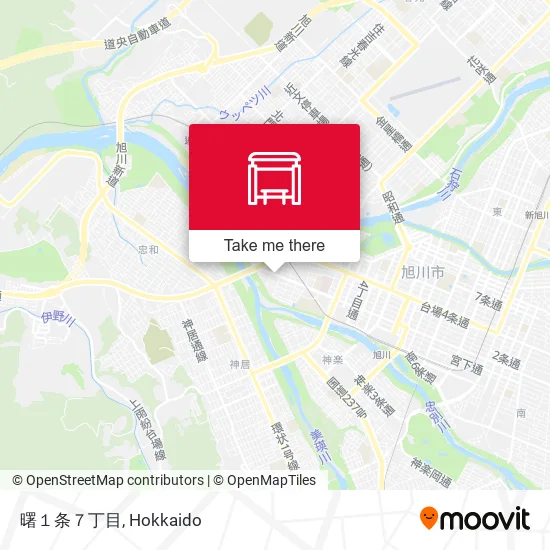 Akebono 1-jo 7-chome map