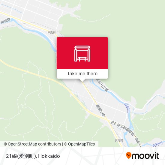 21線(愛別町) map