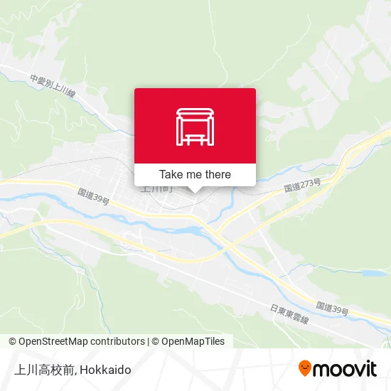 上川高校前 map