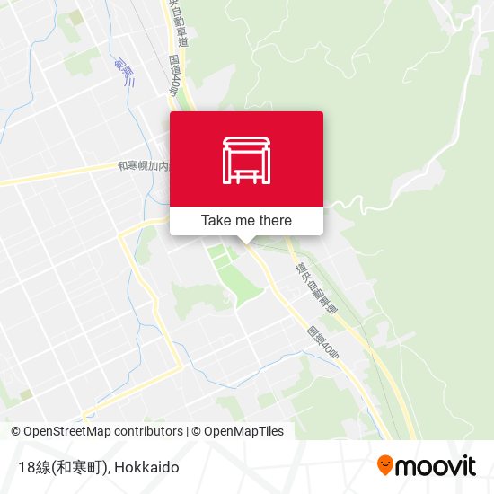 18線(和寒町) map