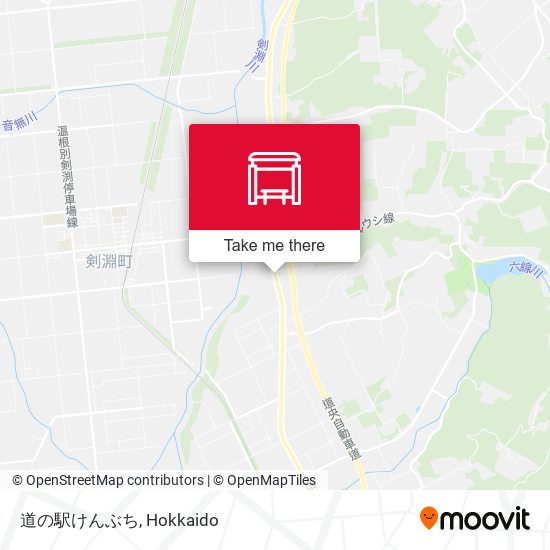 道の駅けんぶち map
