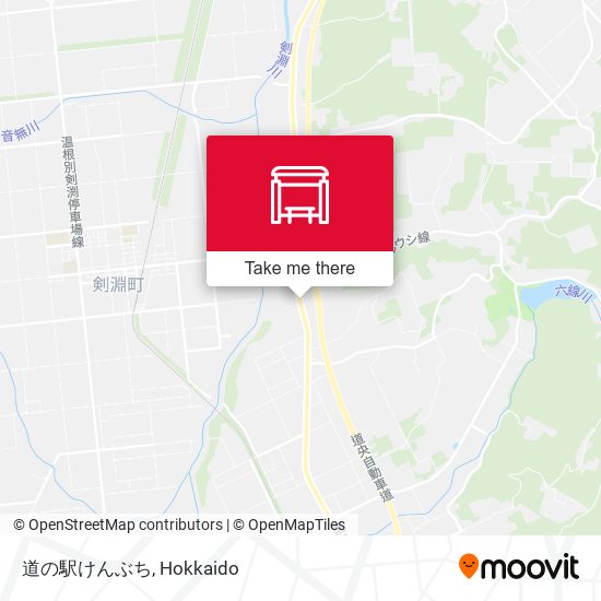 道の駅けんぶち map