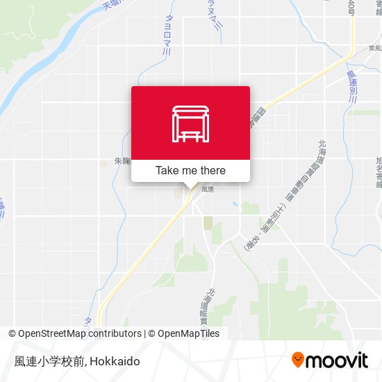 風連小学校前 map