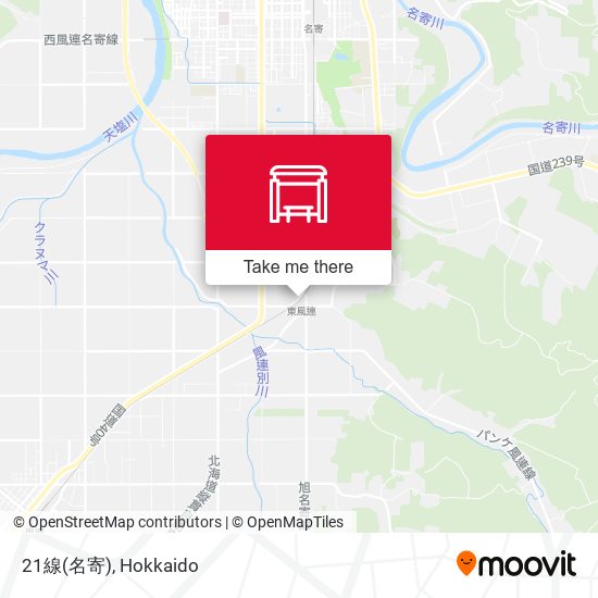 21線(名寄) map