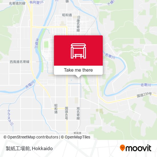 製紙工場前 map