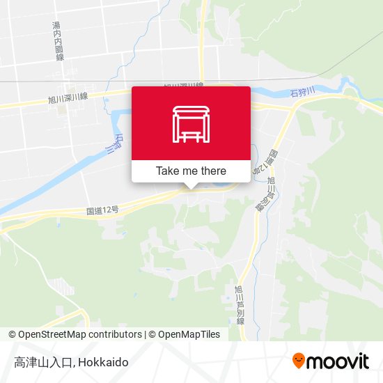 高津山入口 map
