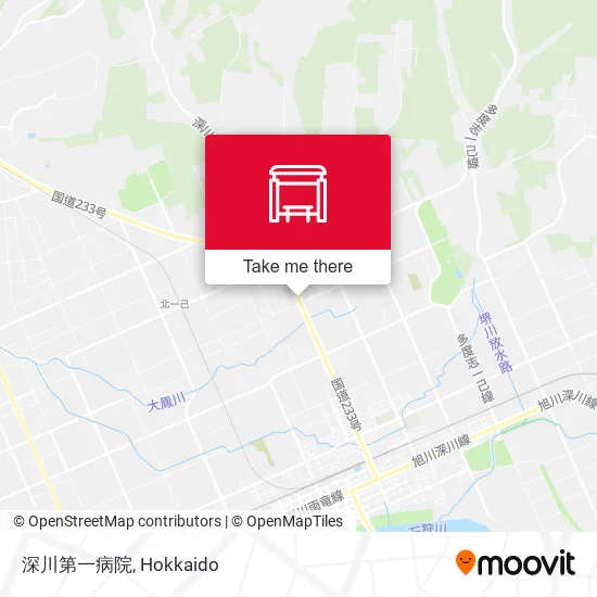 深川第一病院 map