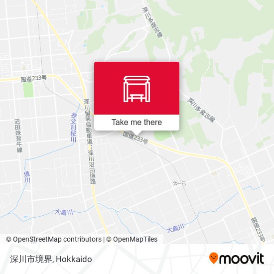 深川市境界 map