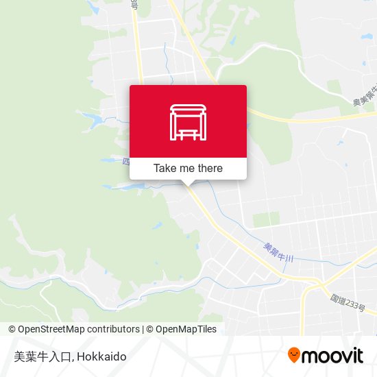 美葉牛入口 map