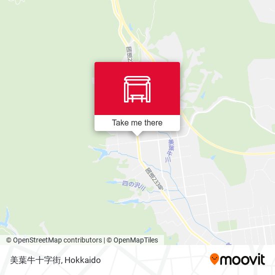 美葉牛十字街 map