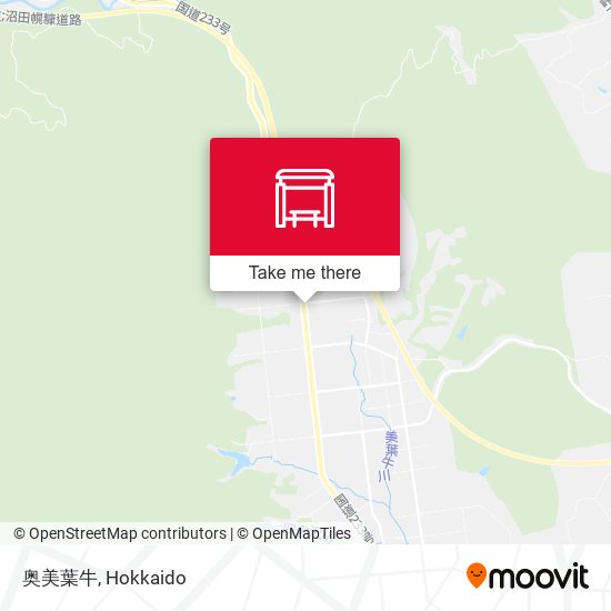 奥美葉牛 map