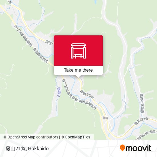 藤山21線 map