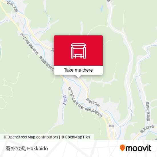 番外の沢 map