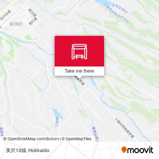 美沢10線 map