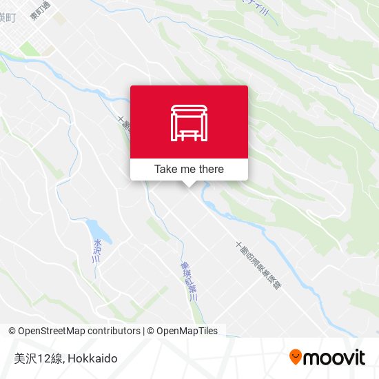 美沢12線 map