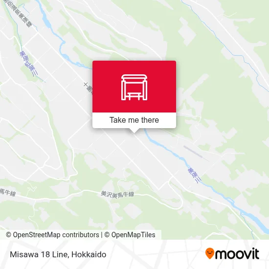 Misawa 18 Line map