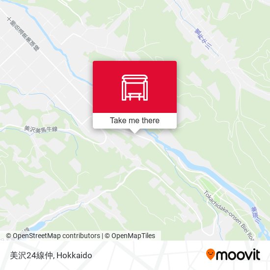 美沢24線仲 map