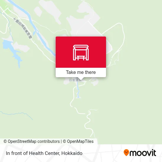 In front of Health Center map