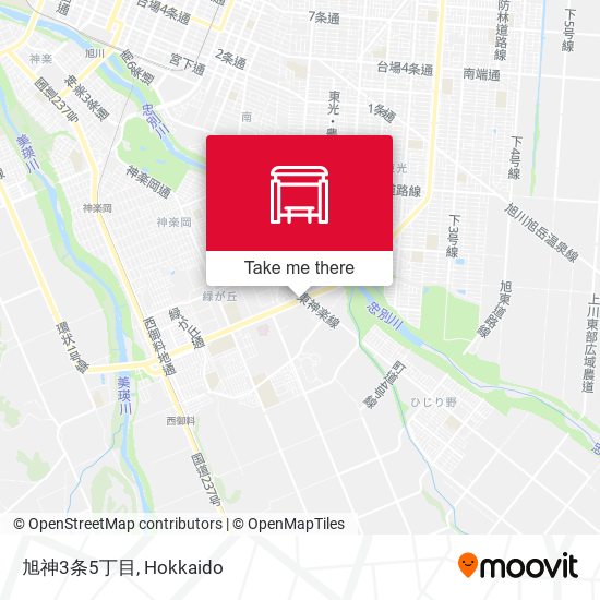 旭神3条5丁目 map