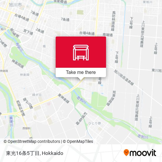 東光16条5丁目 map