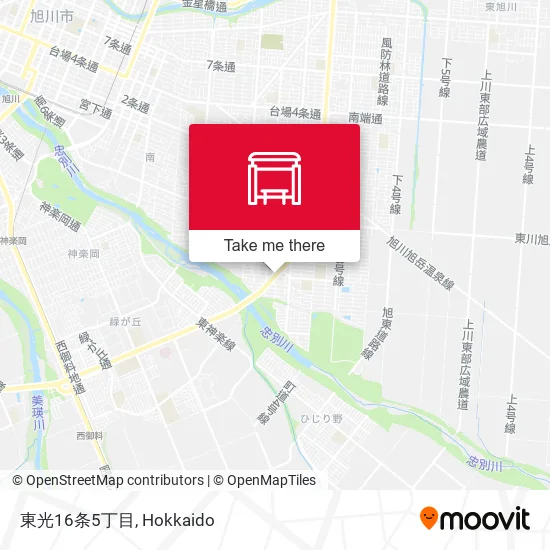 東光16条5丁目 map