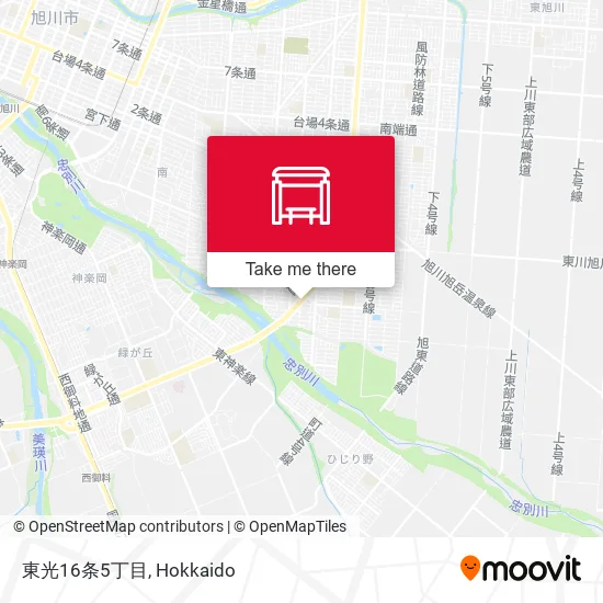 東光16条5丁目 map