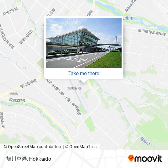 旭川空港 map