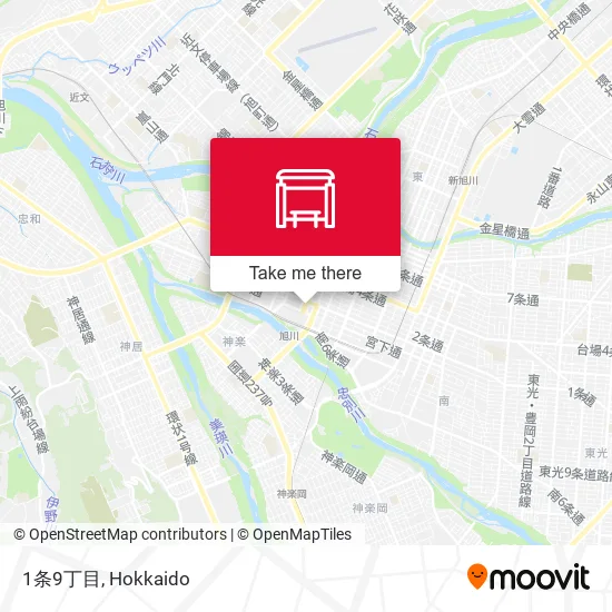 1条9丁目 map