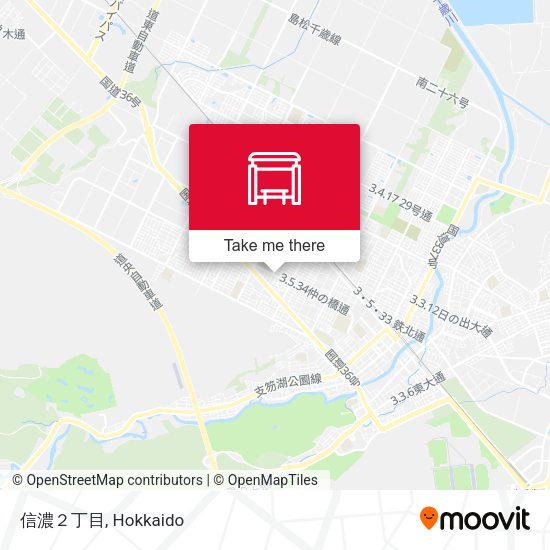 信濃２丁目 map