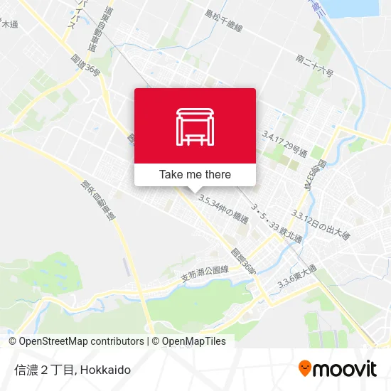 信濃２丁目 map