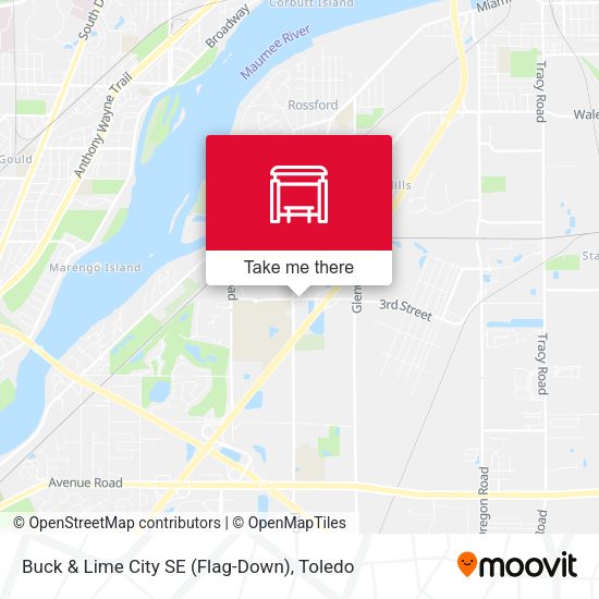 Buck & Lime City SE (Flag-Down) map