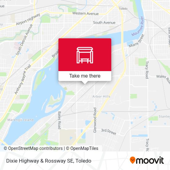 Dixie Highway & Rossway SE map