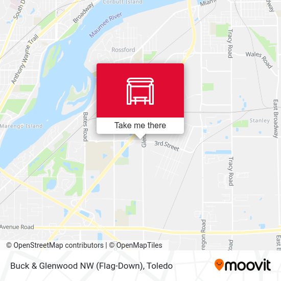 Buck & Glenwood NW (Flag-Down) map