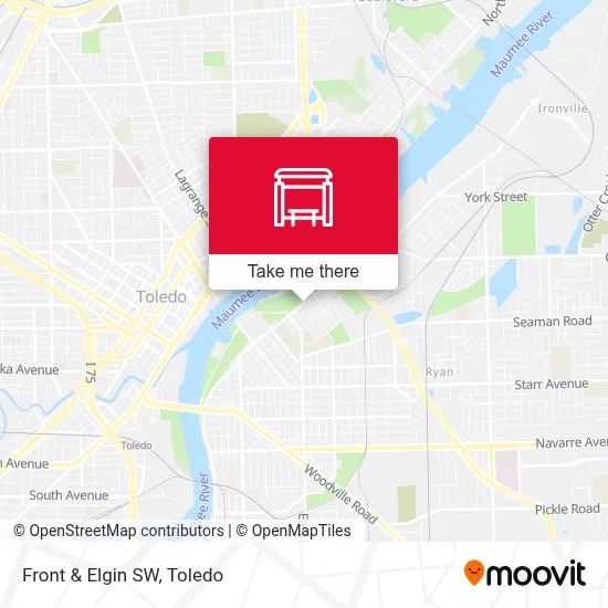 Front & Elgin SW map