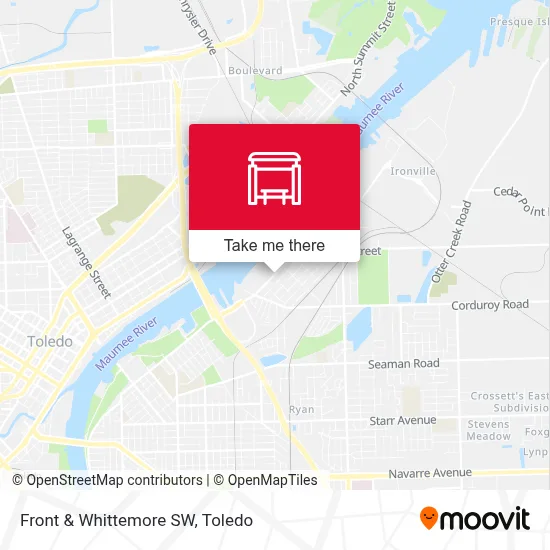 Front & Whittemore SW map