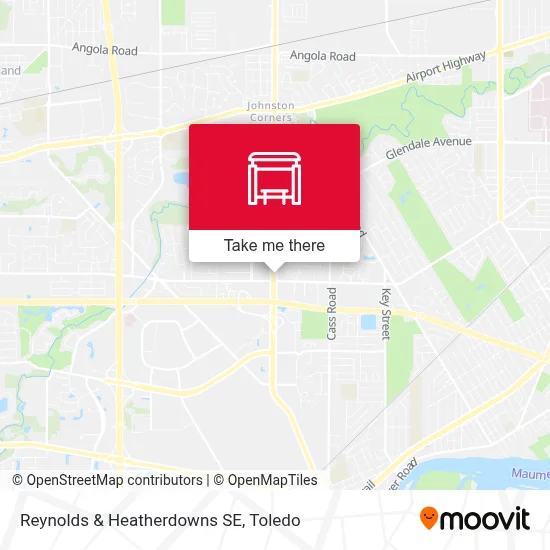 Reynolds & Heatherdowns SE map