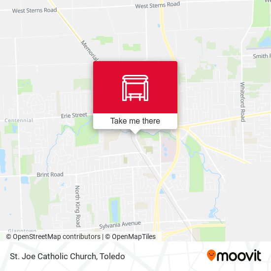 St. Joe Catholic Church map