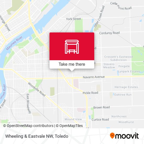 Wheeling & Eastvale NW map