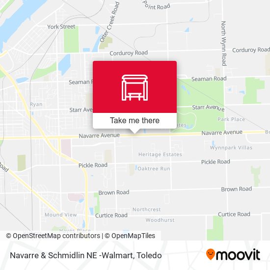 Mapa de Navarre & Schmidlin NE -Walmart