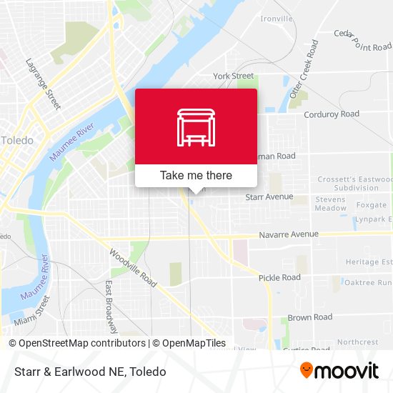 Mapa de Starr & Earlwood NE