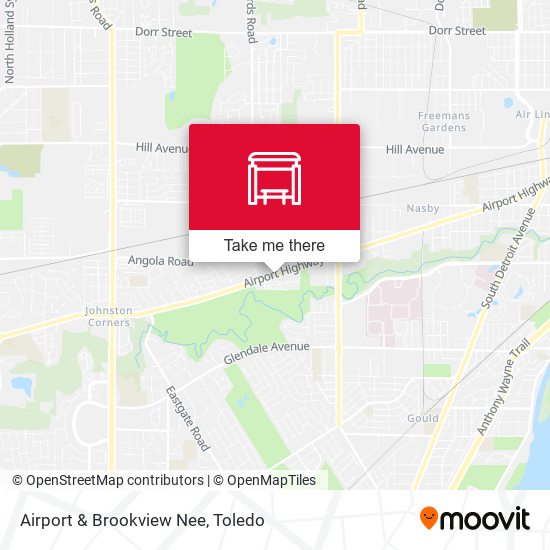Airport & Brookview Nee map