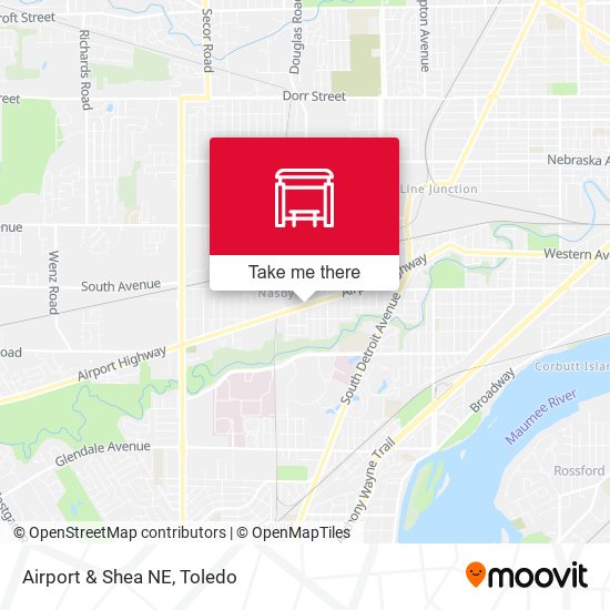 Mapa de Airport & Shea NE