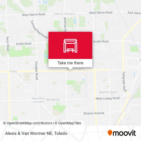 Mapa de Alexis & Van Wormer NE