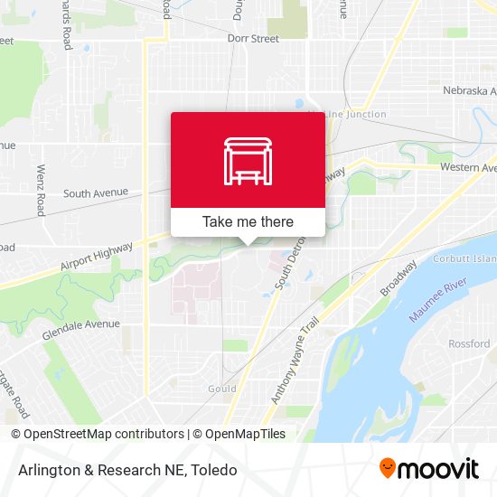 Mapa de Arlington & Research NE