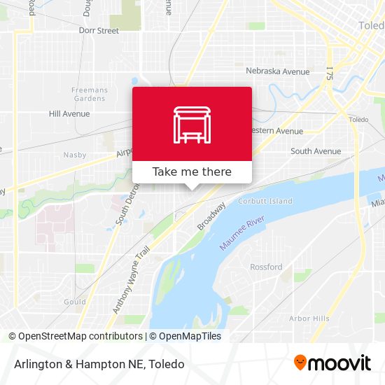 Mapa de Arlington & Hampton NE